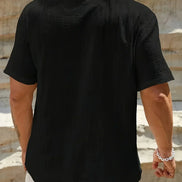 Azel | Camisa de verano elegante con cuello alto