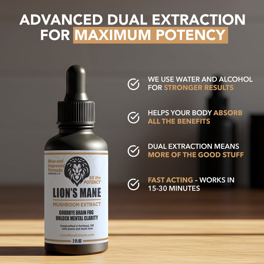 Lion's Mane Extract - 6 Pack (Buy 3 Get 3 Free)