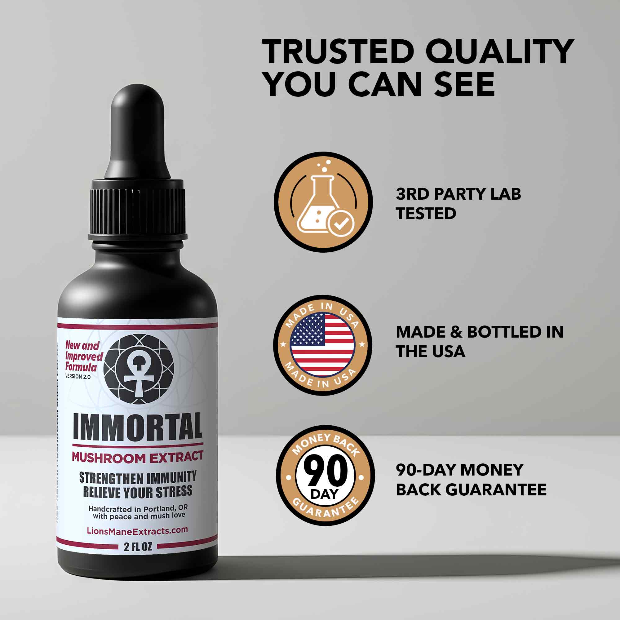 "Immortal" Premium Reishi Mushroom Extract