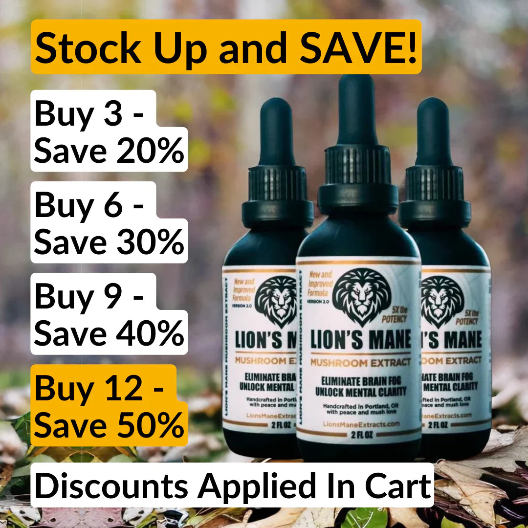 50% Off The Most Potent Lion’s Mane Extracts on the Market