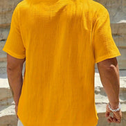 Azel | Camisa de verano elegante con cuello alto