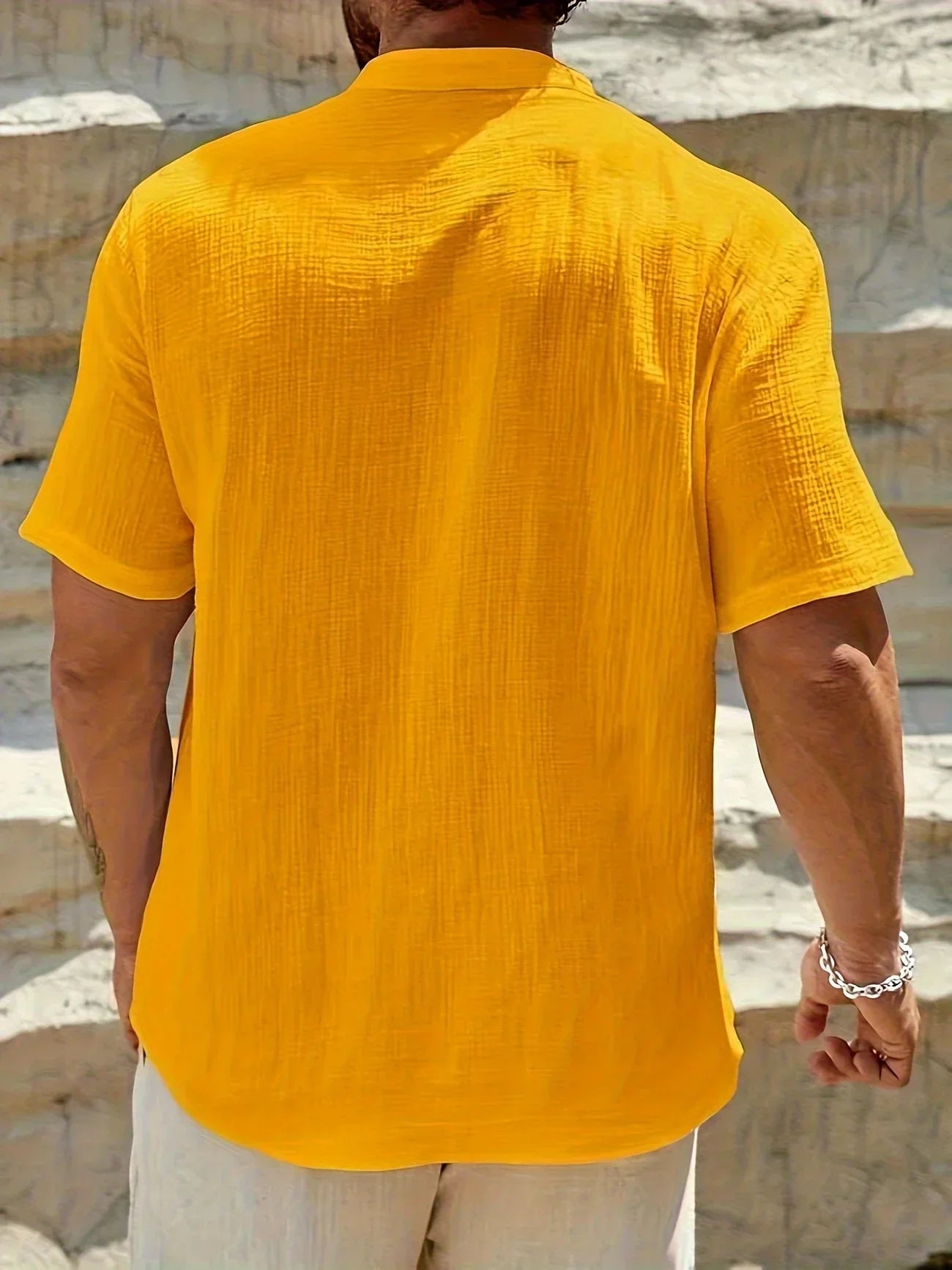 Azel | Camisa de verano elegante con cuello alto
