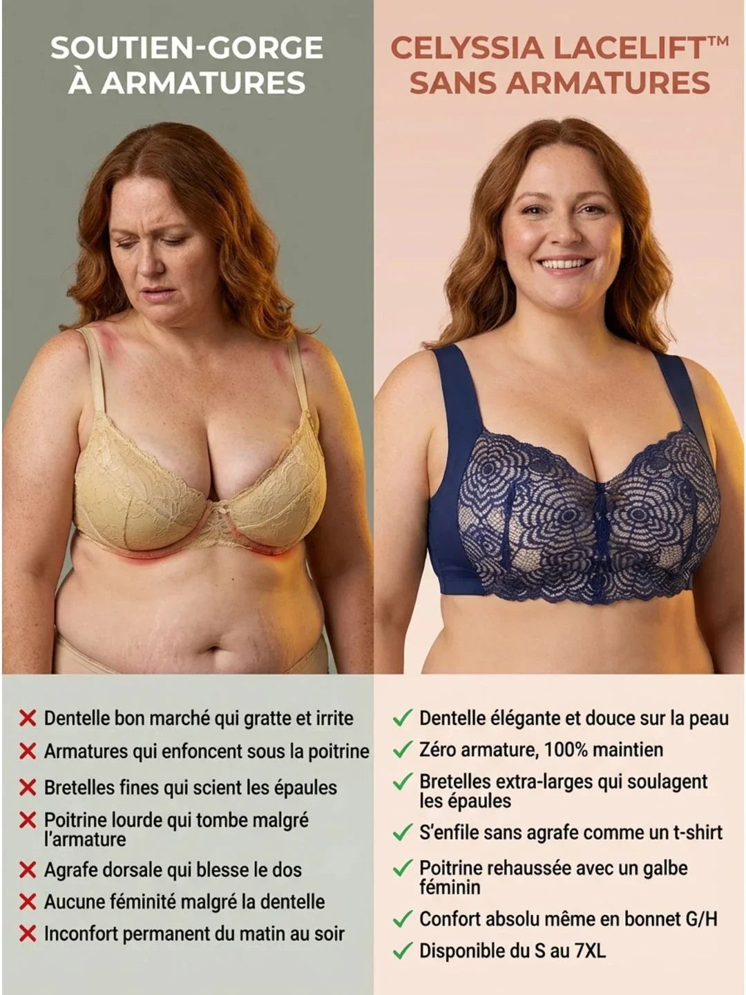 Soutien-gorge LaceLift™ | Maintien naturel, dentelle ultra-douce, confort absolu