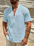 Azel | Camisa de verano elegante con cuello alto