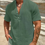 Azel | Camisa de verano elegante con cuello alto
