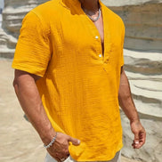 Azel | Camisa de verano elegante con cuello alto