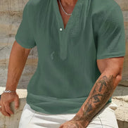 Azel | Camisa de verano elegante con cuello alto