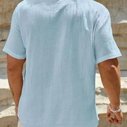 Azel | Camisa de verano elegante con cuello alto