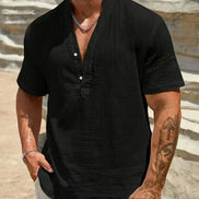 Azel | Camisa de verano elegante con cuello alto