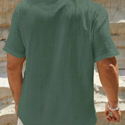 Azel | Camisa de verano elegante con cuello alto