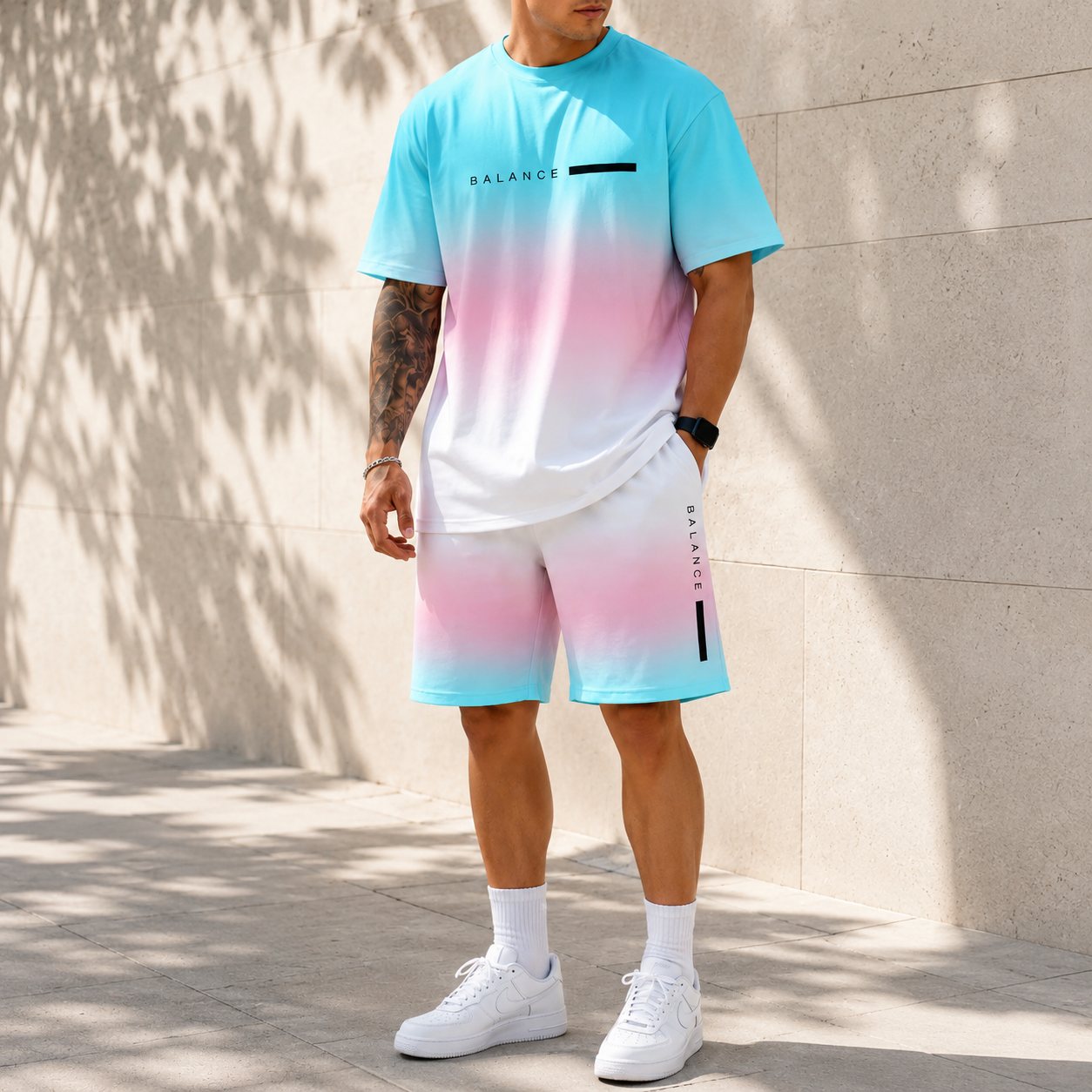 Leo | Conjunto de verano con efecto degradado