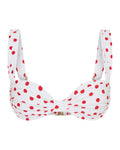 Rhodes Top Red Polka