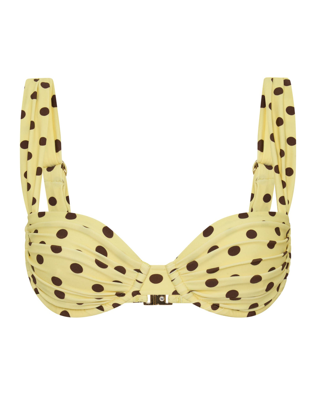 Rhodes Top Yellow Polka