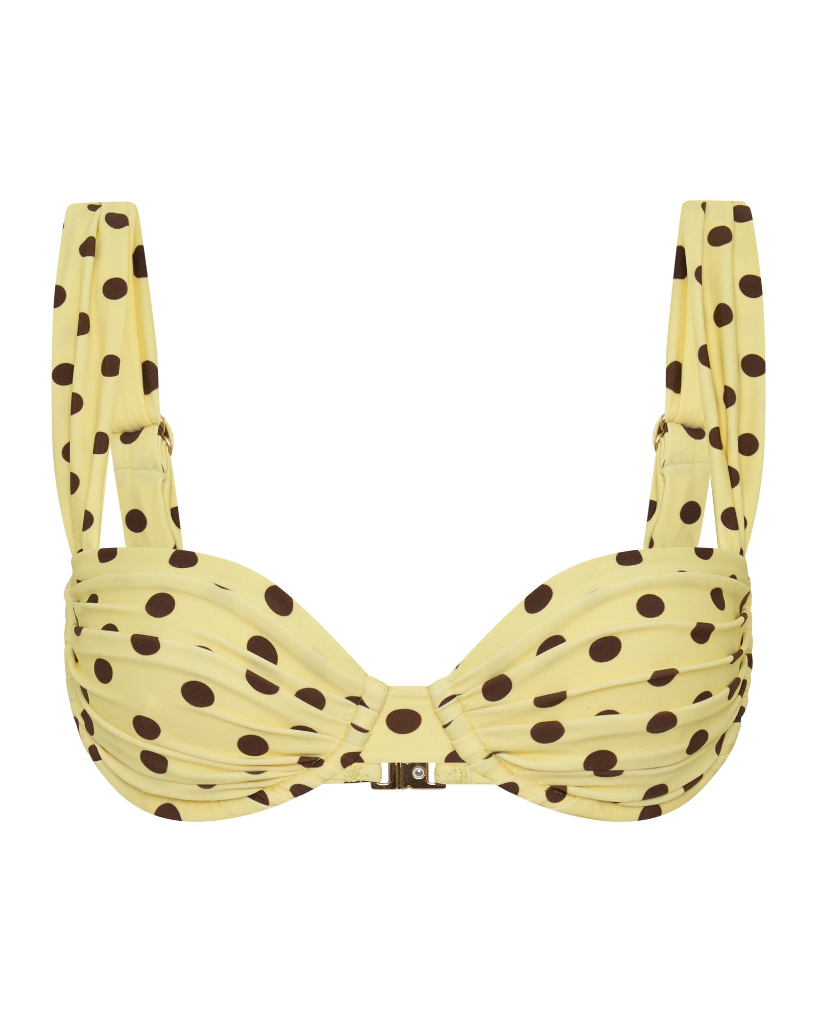 Rhodes Top Yellow Polka