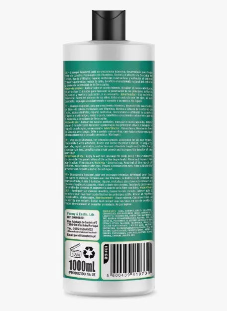 Pack of shampoo and mask rapunzel growth dona flora shampoo 1000ml+mask 1000ml all hair types with vitamins