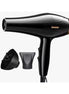 IPSDI Professional Hair Dryer - Powerful 5000W AC motor for fast drying, ThermoProtect temperature control, and advanced ionic technology for frizz-free shine, includes diffuser nozzle for versatile styling.