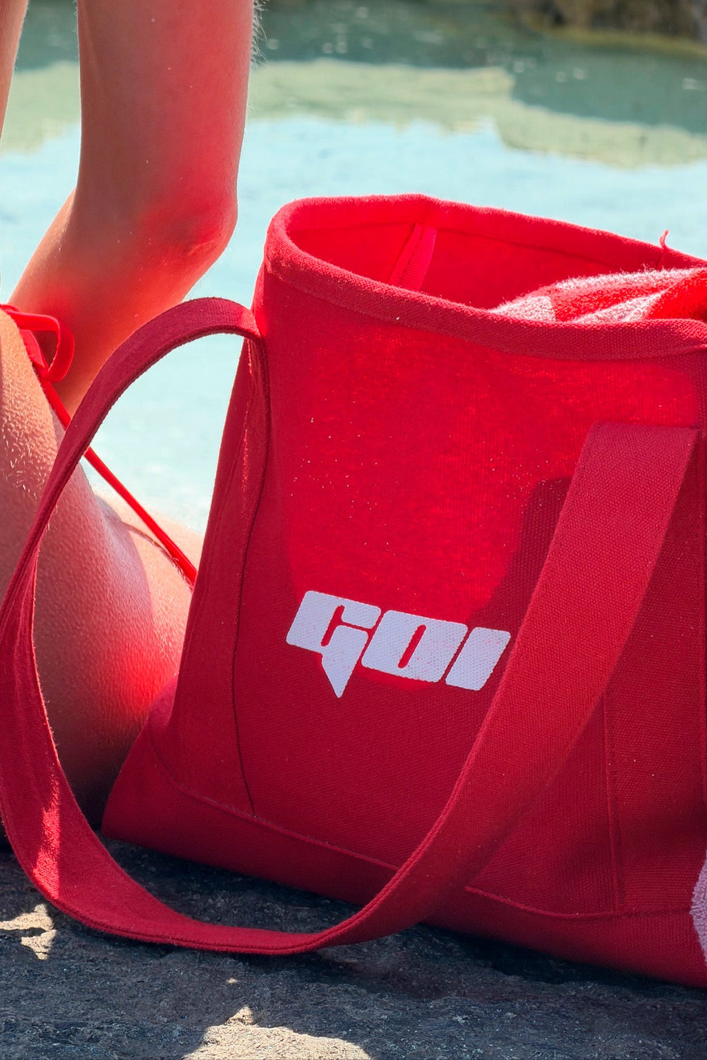 BOLSO PLAYERO ROJO