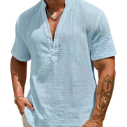 Azel | Camisa de verano elegante con cuello alto