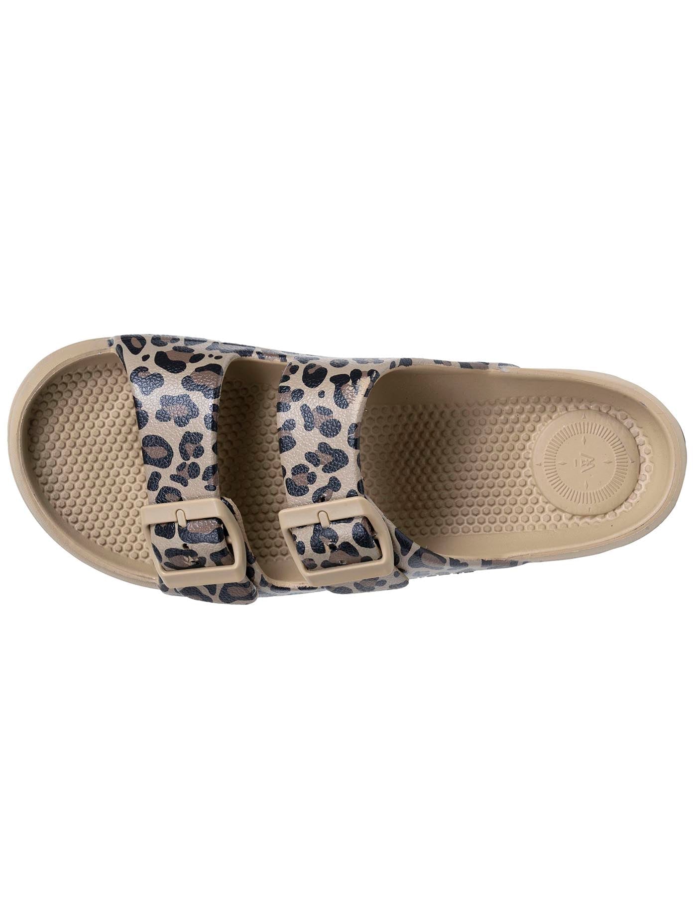 Mules claquettes Femme ajustable Léopard