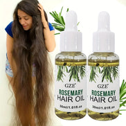 GZE Rosemary Oil For Hair Rosemary Scalp Hair Oil, All Type & Texture | Straight, Waves & Chemically Hairs Strengthens