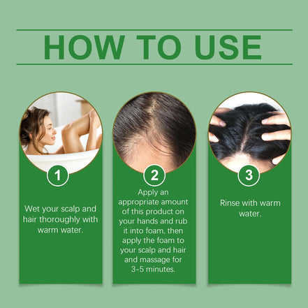 Organic Batana Oil Shampoo Soothing Scalp Intense Repair Batana Nourishing Shampoo with Rosemary Extract for All Hair Types