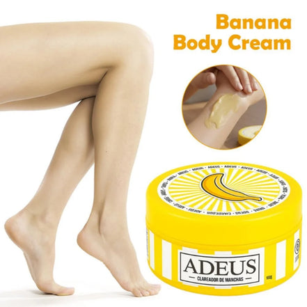 ADEUS Banana Body Cream Warming Body Massage Cream Natural Plant Extract Deep Moisturizing Relieve Muscle Stiffness Care Cream