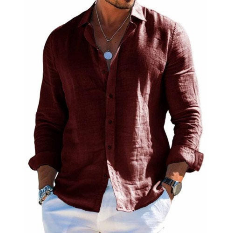 Azel | Camisa elegante de tela transpirable