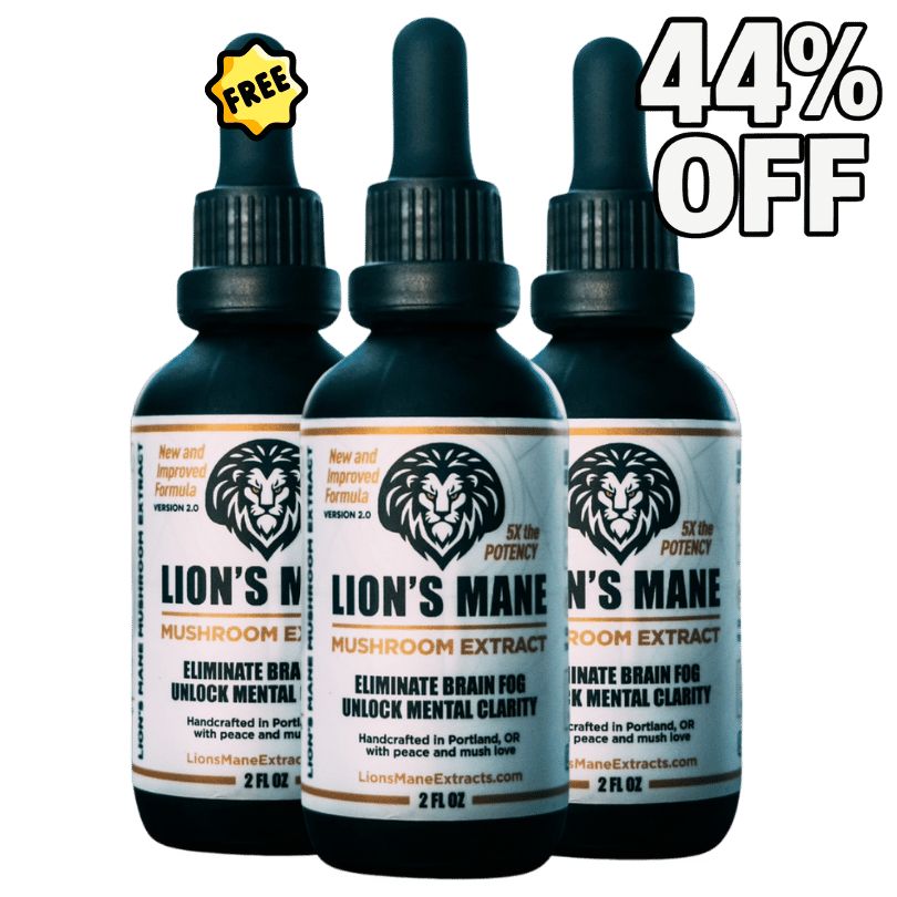 Lion's Mane Extract - 3 Pack (Buy 2 Get 1 Free)