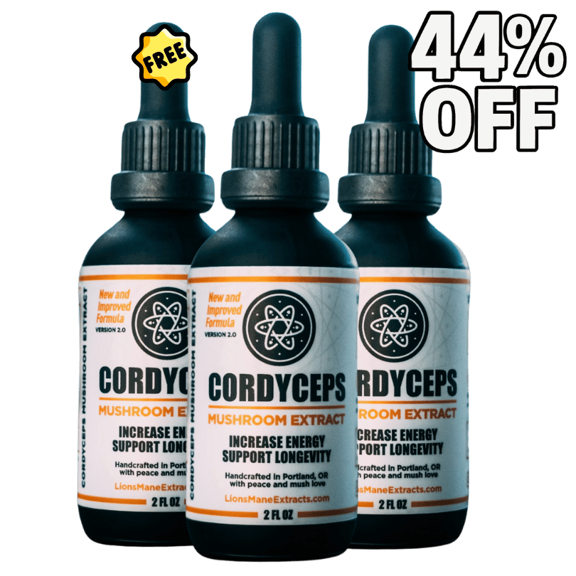 Cordyceps Extract - 3 Pack (Buy 2 Get 1 Free)