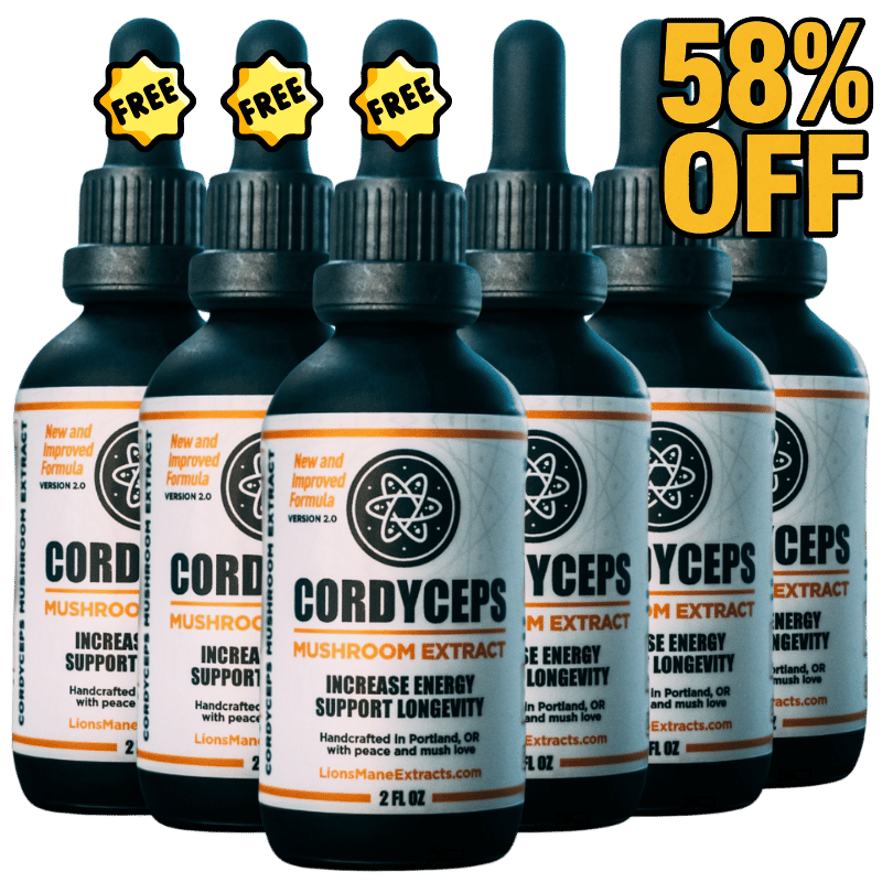 Cordyceps Extract - 6 Pack (Buy 3 Get 3 Free)