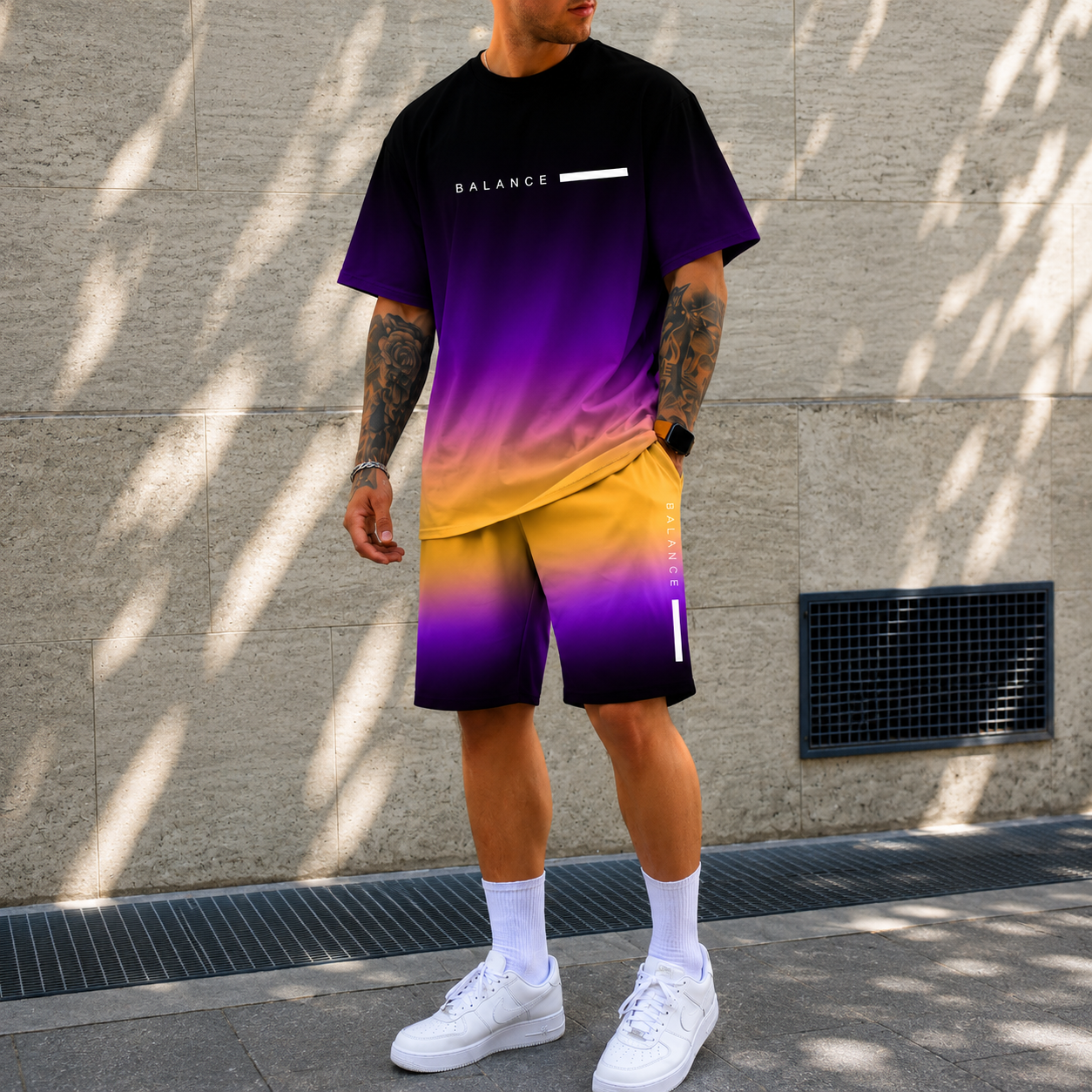 Leo | Conjunto de verano con efecto degradado