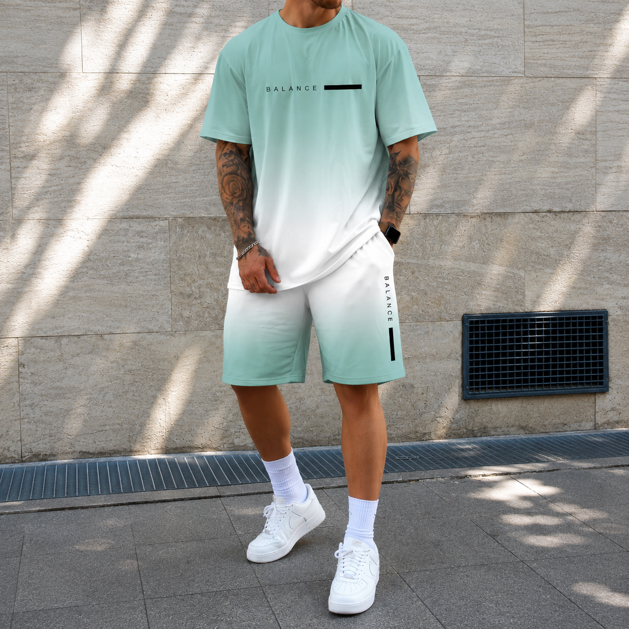 Leo | Conjunto de verano con efecto degradado