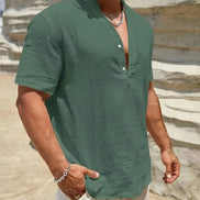 Azel | Camisa de verano elegante con cuello alto