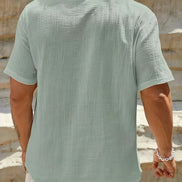 Azel | Camisa de verano elegante con cuello alto