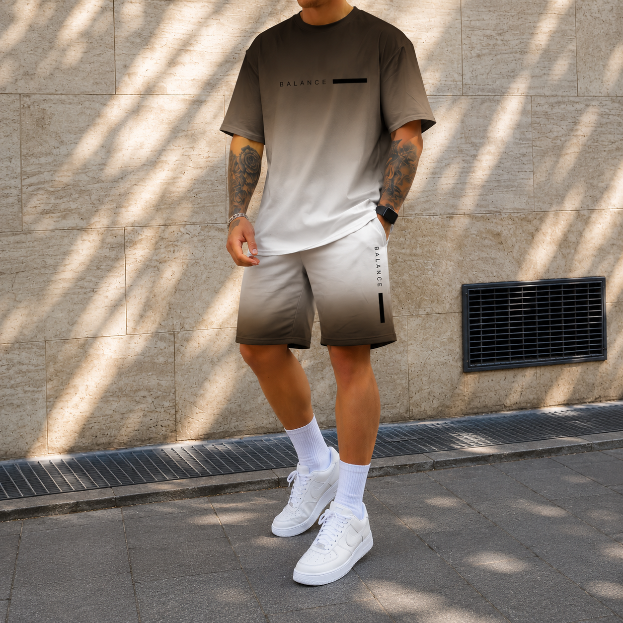 Leo | Conjunto de verano con efecto degradado