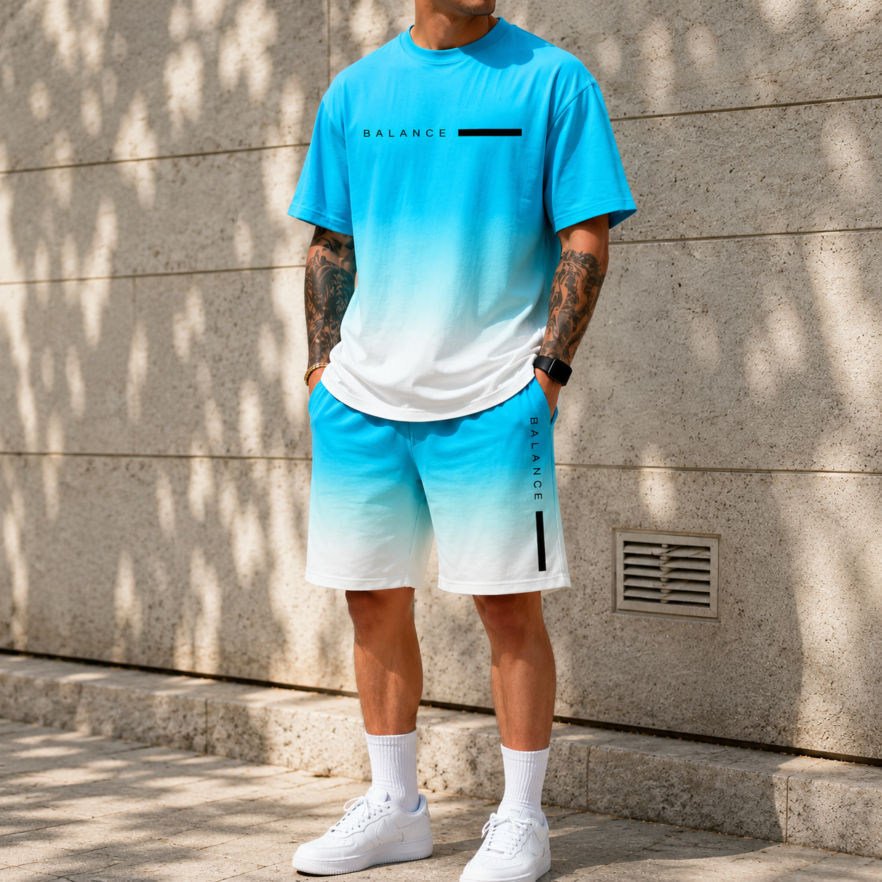 Leo | Conjunto de verano con efecto degradado