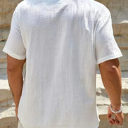 Azel | Camisa de verano elegante con cuello alto
