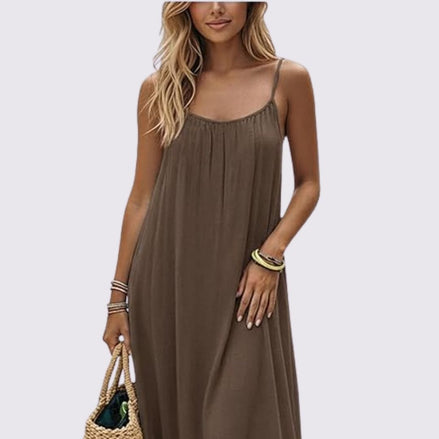 Vestido con Espalda Descubierta
