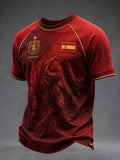Men's ESPAÑA Football Short Sleeve T-shirt