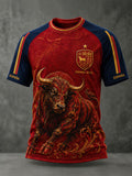 Men's ESPAÑA Football Short Sleeve T-shirt