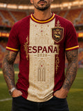 Men's Gift For Football Fans Print Casual Tee