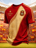 Men's Gift For Football Fans Print Casual Tee