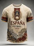 Men's Spain Futbol Fan 2026 Shirt