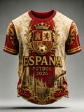 Men's Spain Futbol Fan 2026 Shirt